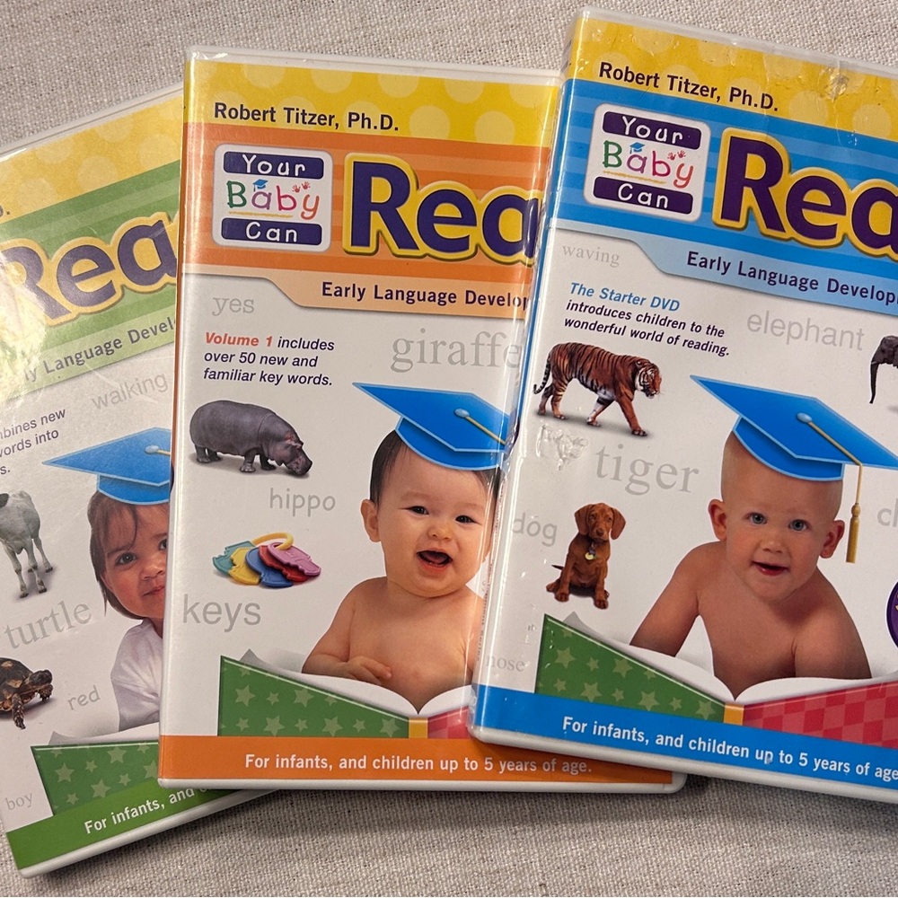 Your Baby Can Read DVD Bundle — Starter, Volume 1 & 3 — Early Learning System